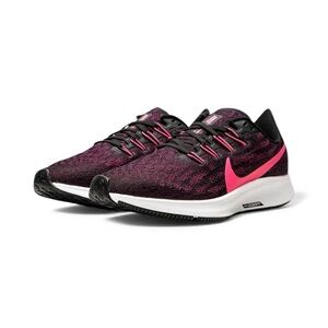 Nike Air Pegasus 36 Women's Athletic Sneakers in Black and Pink